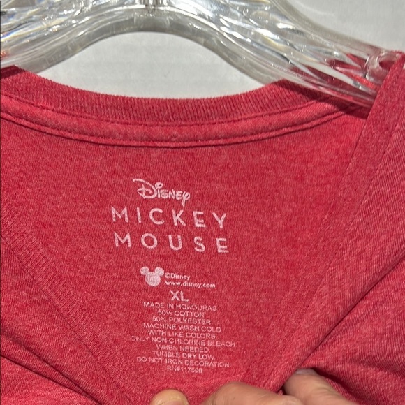 Disney Red Mickey Mouse Character Tee - Picture 2 of 7